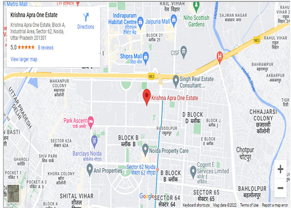 One Estate Noida Location Map