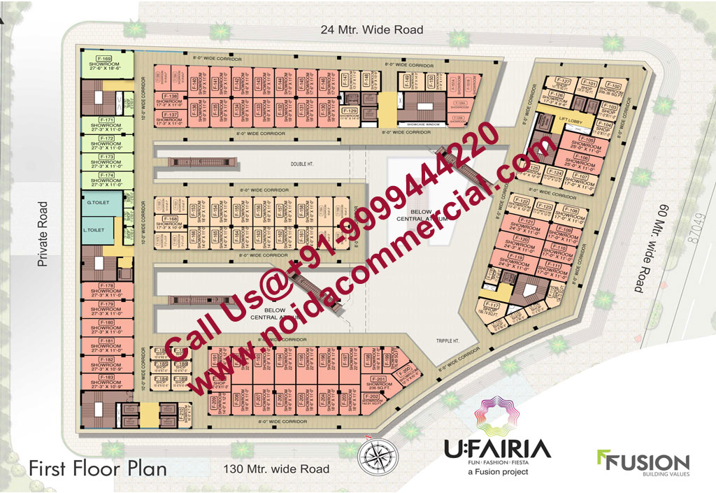 Fusion Ufairia floor plan 1st