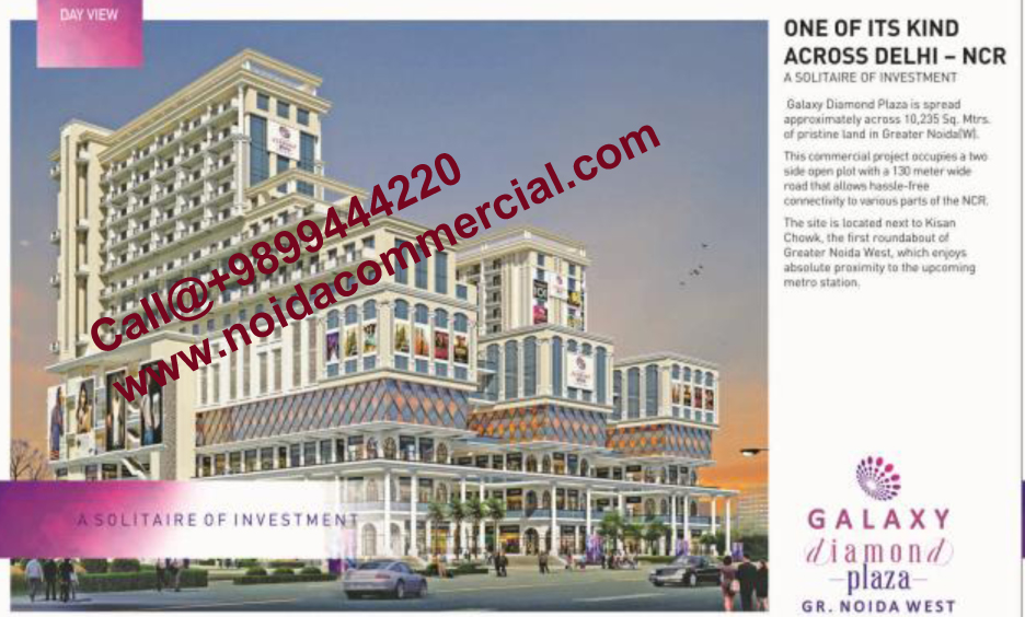 Galaxy Diamond Plaza Resale Shops Rent Noida Extension