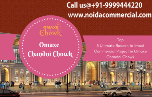 An Exciting Commercial Project-Omaxe Chandni Chowk to Book Shops
