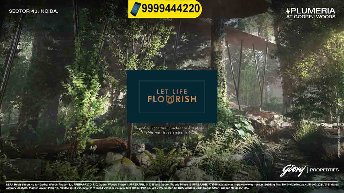 Godrej Sector 43 Noida! with forest cover that gives enchanting experience