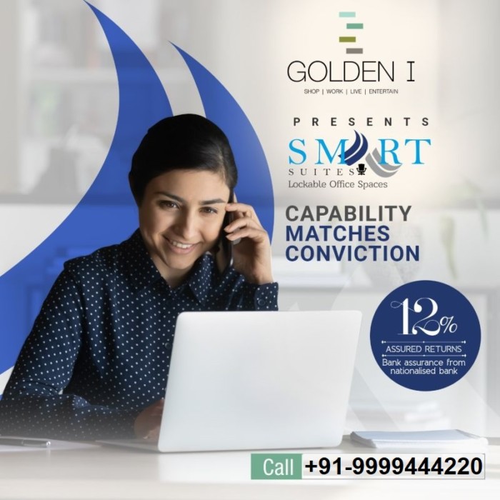 Golden I Smart Suites Largest Commercial Hub with Assured Returns
