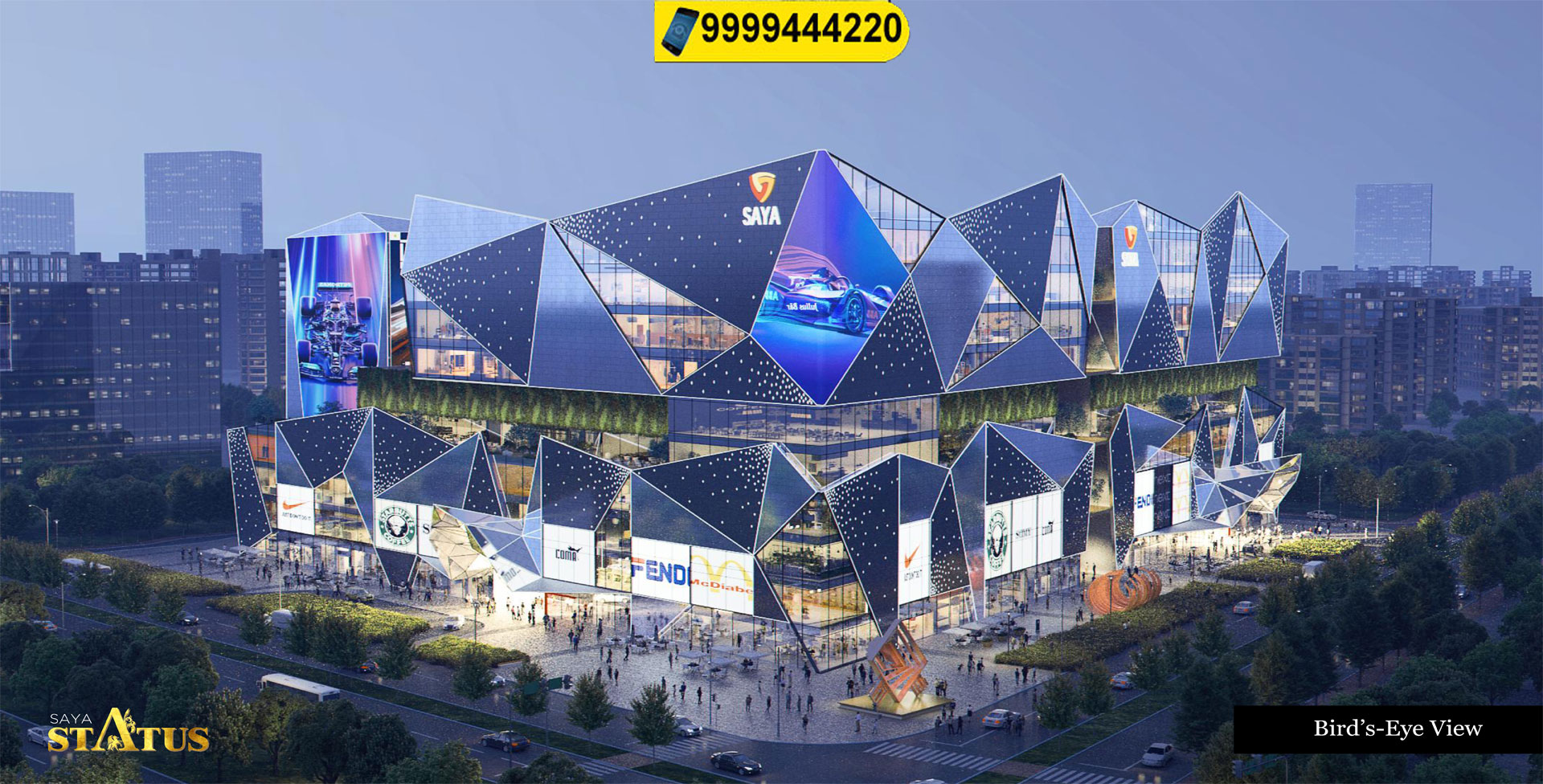 Get Your Retail Shops Booked in Noida Under Saya Status Project