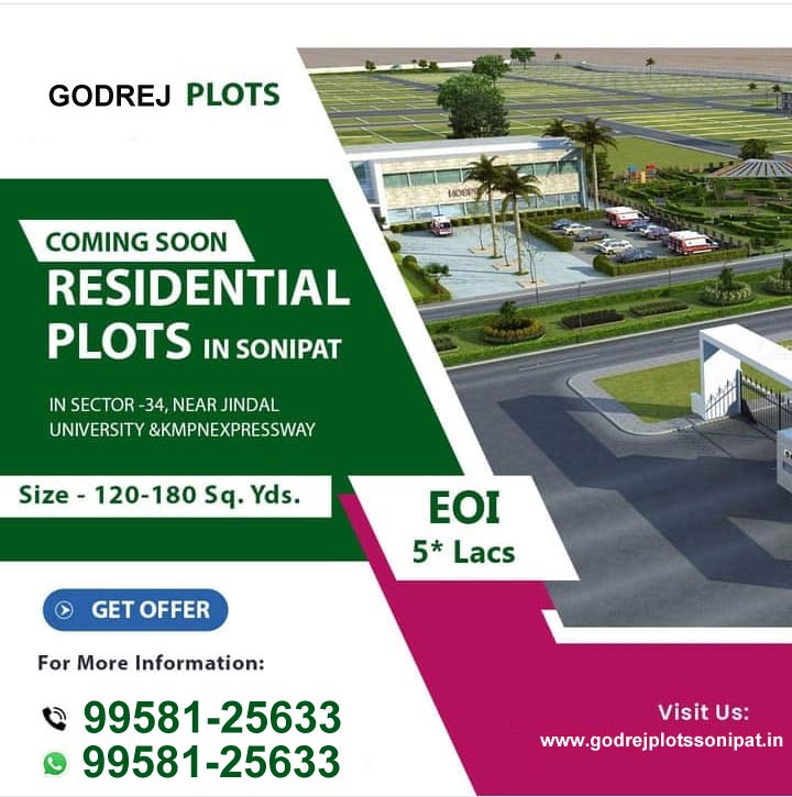 Godrej Plots Sonipat With Golden Investment Opportunity at affordable Cost