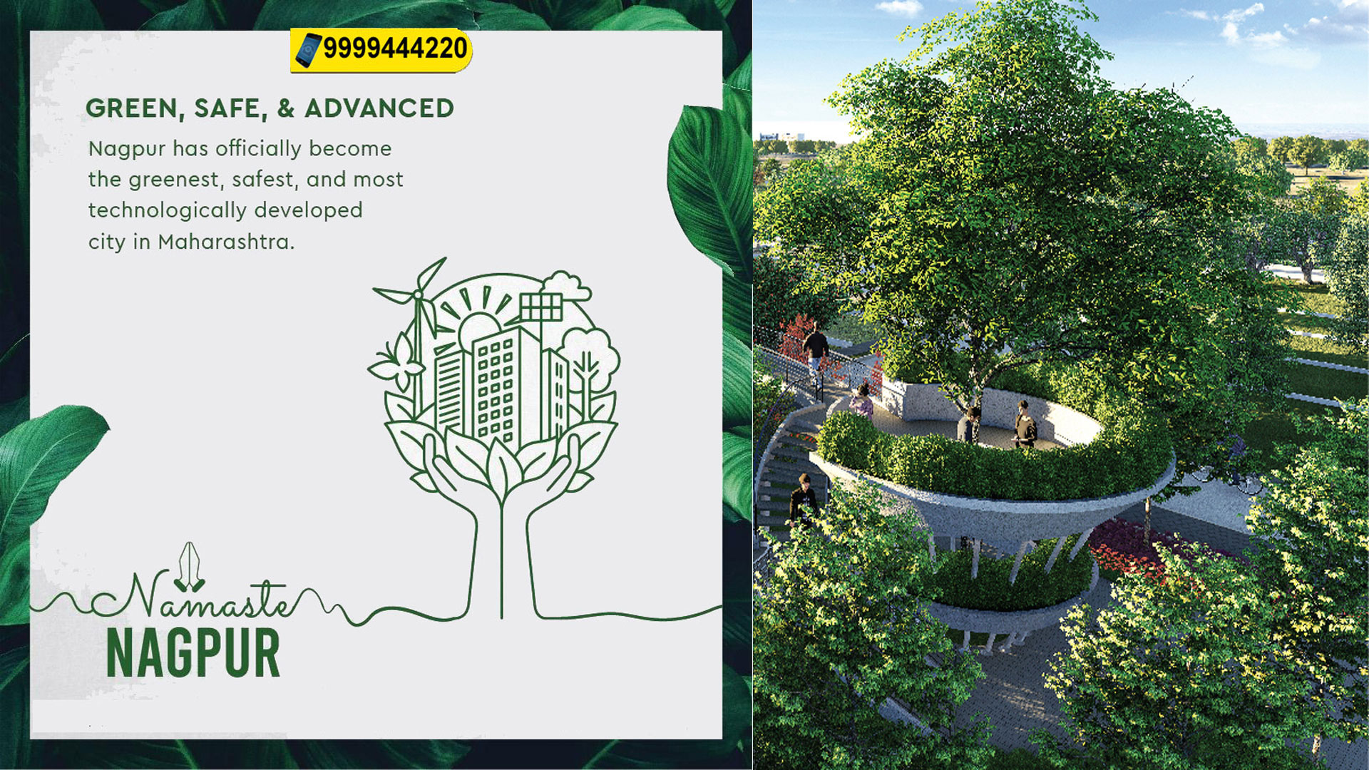 Find Spacious Forest Theme Residential Plots in Besa Nagpur