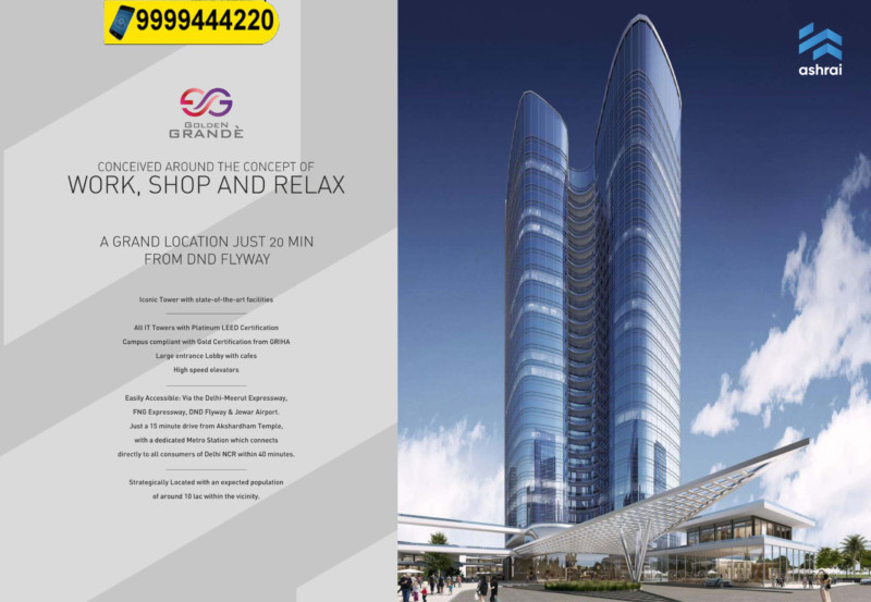 Find Luxury Office Spaces in Golden Grande in Noida Extension