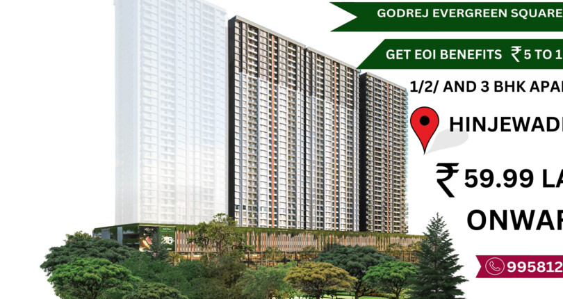 Book Now 1/2 /3 BHK Apartments at Godrej Evergreen Square Pune