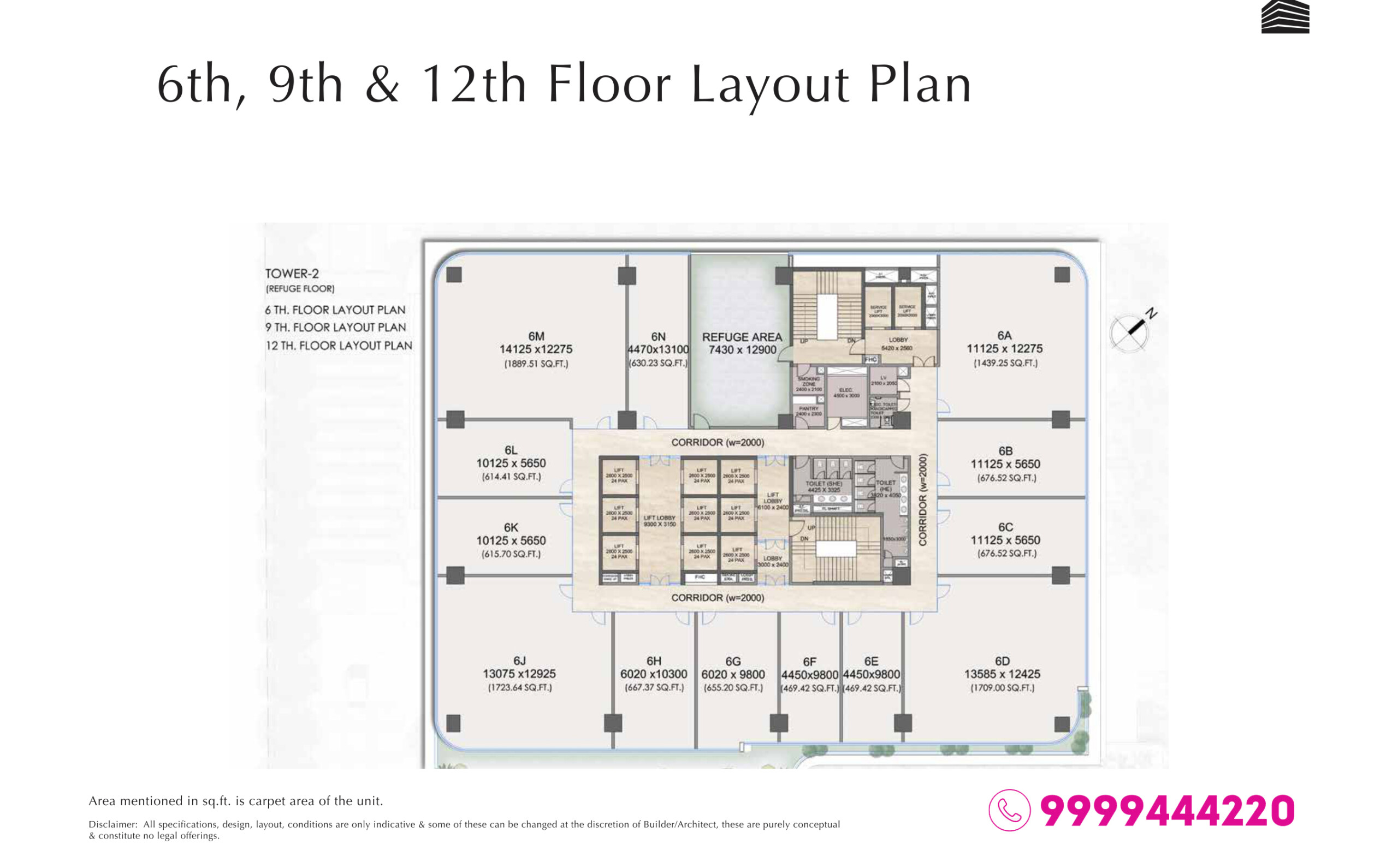 Exotica-One32-6th-floor-layout-plan Exotica One32 6th Floor Plan