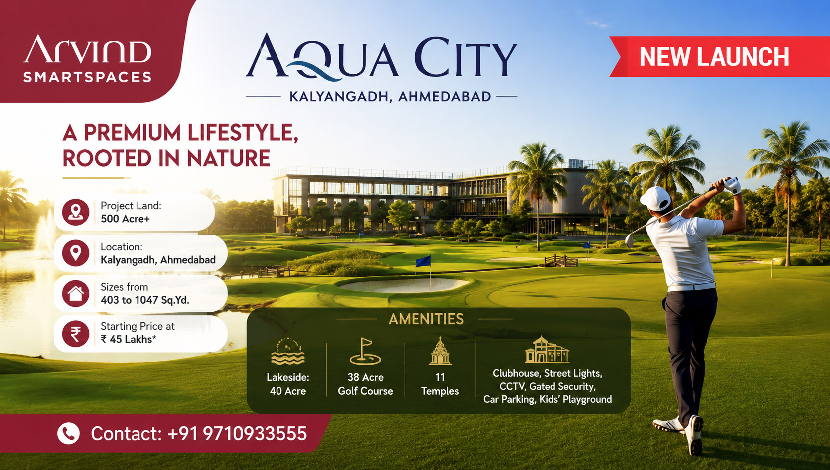 Explore Premium Residential Plots! Arvind Aqua City Kalyangadh
