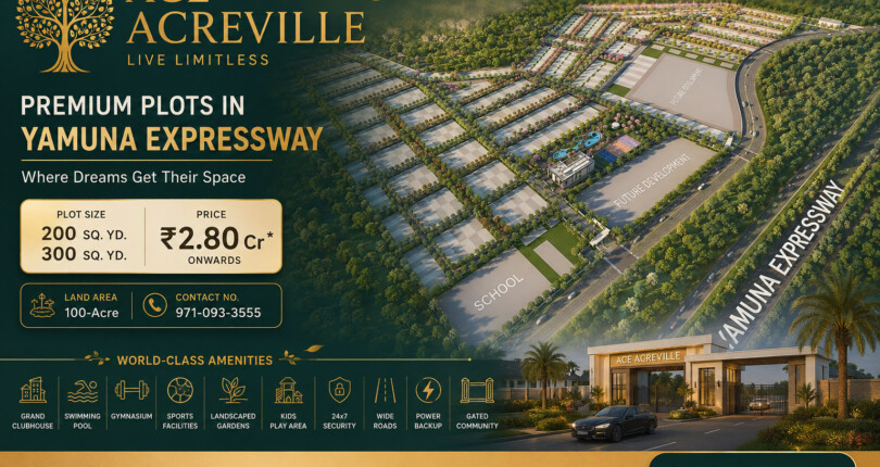 What is the price of a 200-meter plot in Yamuna Expressway?